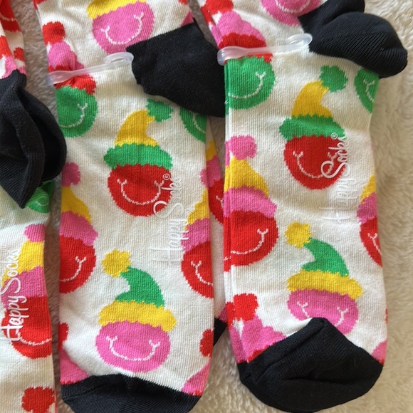 🥷🏿🥷🏿🥷🏿HAPPY SOCKS!!! BUNDLE 5 PAIR OF CREW SOCKS - Picture 3 of 5